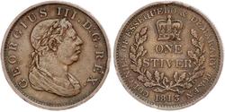 1 Stiver United Kingdom of Great Britain and Ireland (1801-1922) Copper George III (1738-1820)