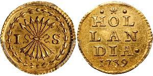 1 Stiver Republik der Sieben Vereinigten Provinzen (1581 - 1795) Gold 