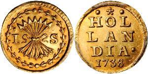 1 Stiver Repubblica delle Sette Province Unite (1581 - 1795) Oro 