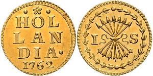 1 Stiver Repubblica delle Sette Province Unite (1581 - 1795) Oro 