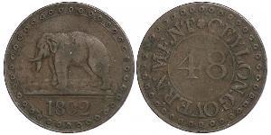 1 Stiver 斯里蘭卡 (1948 - ) / 大不列顛王國 (1707 - 1800) / 大不列颠及爱尔兰联合王国 (1801 - 1922) 銅 