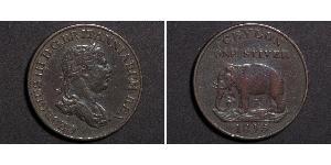 1 Stiver 斯里蘭卡 (1948 - ) / 大不列颠及爱尔兰联合王国 (1801 - 1922) 銅 喬治三世 (1738-1820)