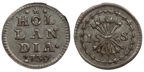 1 Stuiver Pays-Bas Argent 