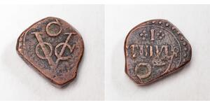 1 Stuiver Provincias Unidas de los Países Bajos (1581 - 1795) Cobre 