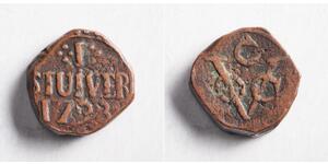 1 Stuiver Provinces-Unies (1581 - 1795) Cuivre 