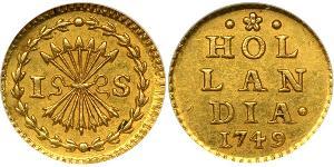 1 Stuiver Provincias Unidas de los Países Bajos (1581 - 1795) Oro 