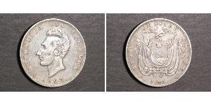 1 Sucre Équateur (pays) Argent Antonio José de Sucre (1795 - 1830)