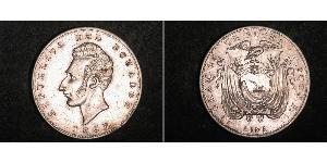 1 Sucre Ecuador (1830 - ) Silber Antonio José de Sucre (1795 - 1830)