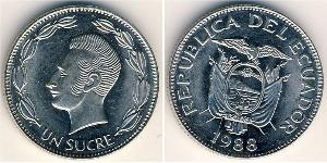1 Sucre Ecuador (1830 - ) Steel/Nickel 