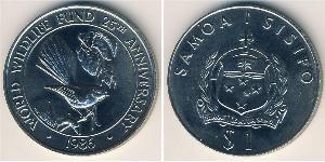 1 Tala Samoa Copper/Nickel 