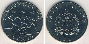 1 Tala Samoa Cuivre/Nickel 