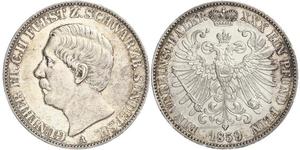 1 Taler Principauté de Schwarzbourg-Sondershausen (1599-1920) Argent 