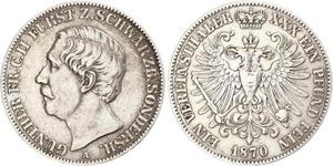 1 Taler Principauté de Schwarzbourg-Sondershausen (1599-1920) Argent 