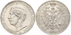 1 Taler Schwarzburgo-Sondershausen (1599-1920) Plata 