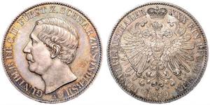 1 Taler Schwarzburg-Sondershausen (1599-1920) Silber 