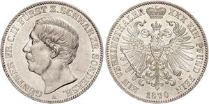 1 Taler Schwarzburg-Sondershausen (1599-1920) Silber 