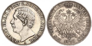 1 Taler Шварцбург-Зондерсгаузен (1599-1920) Серебро 