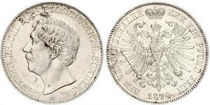 1 Taler Schwarzburg-Sondershausen (1599-1920) Срібло 