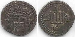 1 Tanga 斯里蘭卡 (1948 - ) / 葡萄牙王國 (1139 - 1910) 銀 