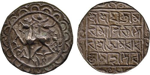 1 Tangka India Plata 