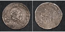 1 Teston / 30 Baiocco Papal States (752-1870) Silver 