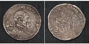 1 Teston / 30 Baiocco Papal States (752-1870) Silver 
