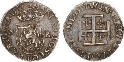 1 Testoon Regno di Scozia (843-1707) Argento Mary I of Scots (1542-1587)