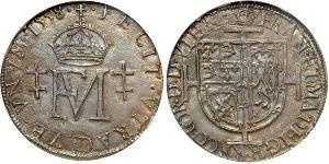 1 Testoon Königreich Schottland (843-1707) Silber Maria I. (England)(1516-1558)