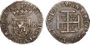 1 Testoon Королівство Шотландії(843-1707) Срібло Mary I of Scots (1542-1587)