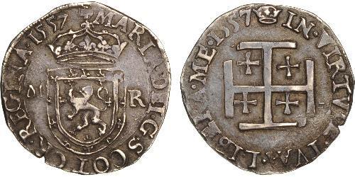 1 Testoon Королівство Шотландії(843-1707) Срібло Mary I of Scots (1542-1587)