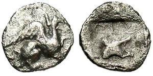 1 Tetartemorion Grèce antique (1100BC-330) Argent 