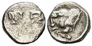 1 Tetartemorion Antikes Griechenland (1100BC-330) Silber 