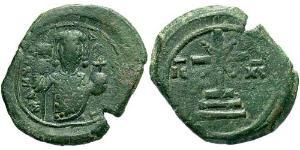 1 Tetarteron Impero bizantino (330-1453) Bronzo Manuele I Comneno (1118-1180)