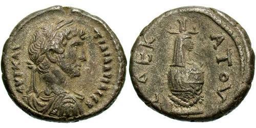 1 Tetradrachm Empire romain (27BC-395) Argent Hadrien (76 - 138) 