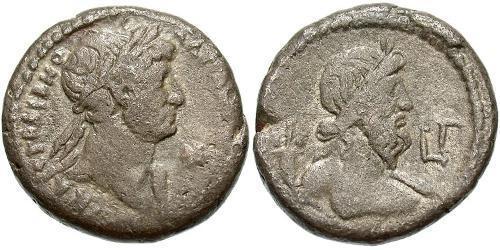 1 Tetradrachm Empire romain (27BC-395) Argent Hadrien (76 - 138) 