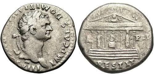 1 Tetradrachm Empire romain (27BC-395) Argent Domitien (51-96)