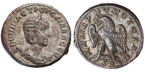 1 Tetradrachm Empire romain (27BC-395) Argent Herennia Etruscilla (249-251)
