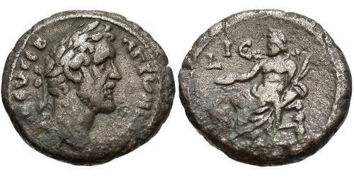 1 Tetradrachm Empire romain (27BC-395) Argent Antonin le Pieux  (86-161)
