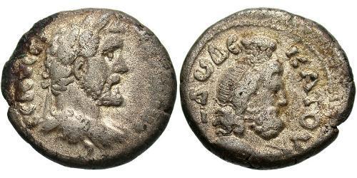 1 Tetradrachm Empire romain (27BC-395) Argent Antonin le Pieux  (86-161)