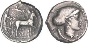 1 Tetradrachm Grèce antique (1100BC-330) Argent 