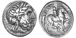 1 Tetradrachm Grèce antique (1100BC-330) Argent Philip II of Macedon (382 BC - 336 BC)