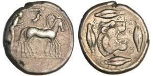 1 Tetradrachm Grèce antique (1100BC-330) Argent 