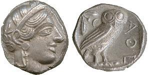 1 Tetradrachm Grèce antique (1100BC-330) Argent 