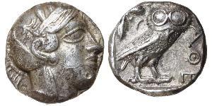 1 Tetradrachm Grèce antique (1100BC-330) Argent 