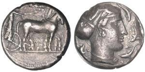 1 Tetradrachm Grèce antique (1100BC-330) Argent 