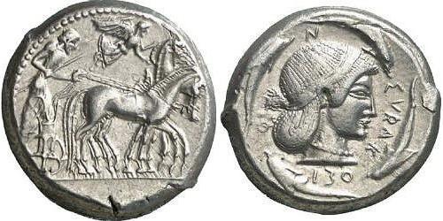 1 Tetradrachm Grèce antique (1100BC-330) Argent 