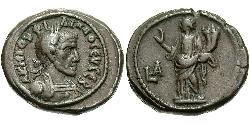 1 Tetradrachm Empire romain (27BC-395) Bronze Philippe I (204-249)