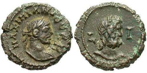 1 Tetradrachm Empire romain (27BC-395) Bronze Maximien (250-310)
