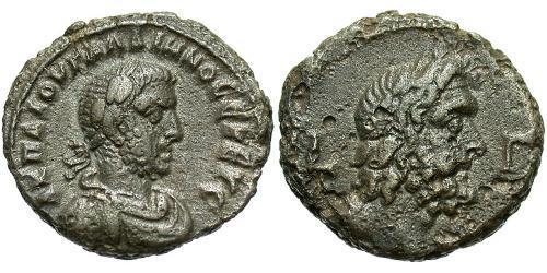 1 Tetradrachm Empire romain (27BC-395) Bronze Gallien (218-268)