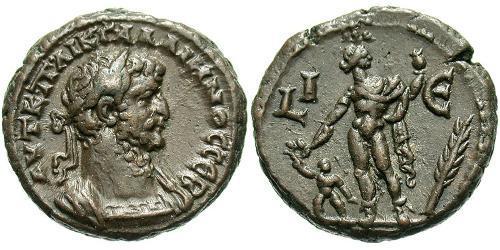 1 Tetradrachm Empire romain (27BC-395) Bronze Gallien (218-268)